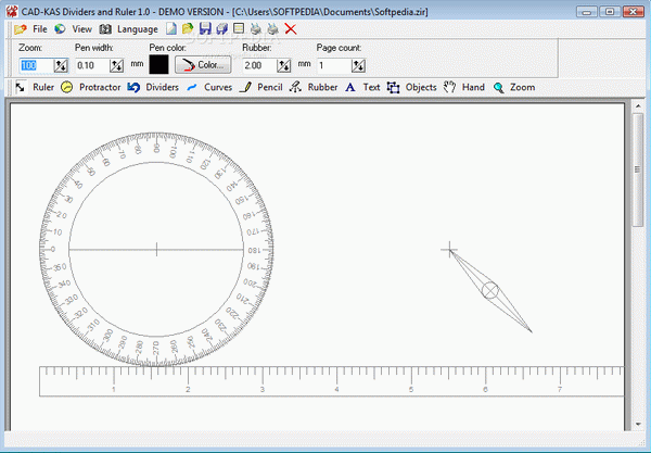 Dividers and Ruler