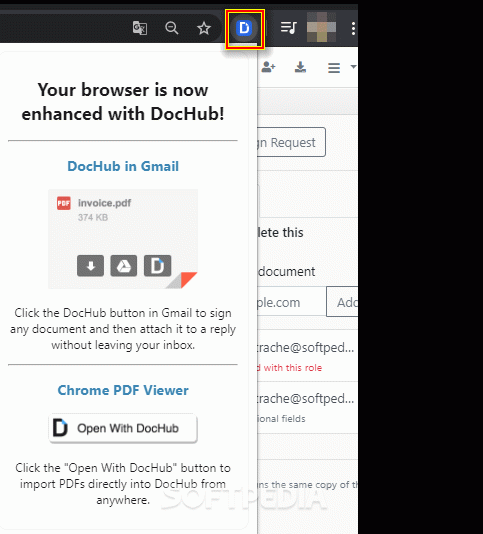 DocHub extension for Chrome