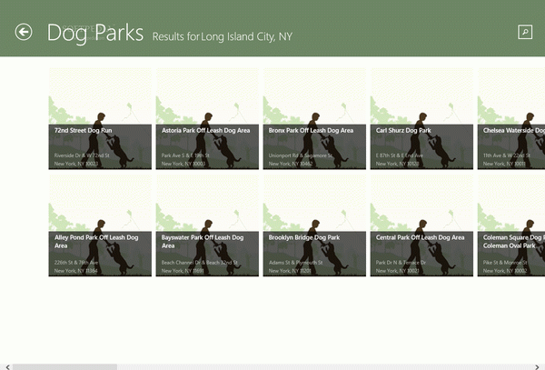 Dog Parks For Windows 8.1