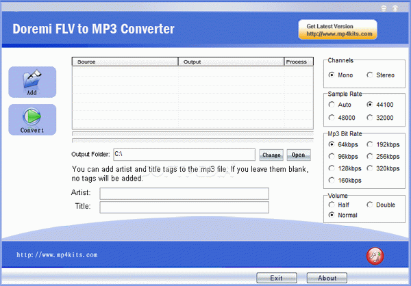 Doremi FLV to MP3 Converter