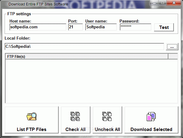 Download Entire FTP Sites Software