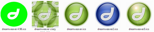 Dreamweaver 8 icons