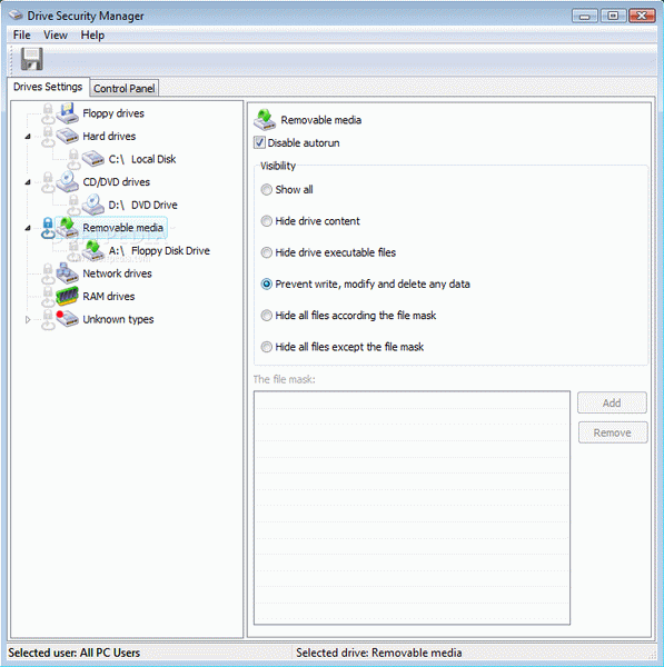 Drive Security Manager