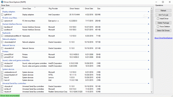 DriverStore Explorer