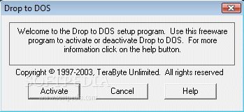 Drop To DOS