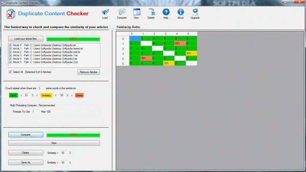 Duplicate Content Checker