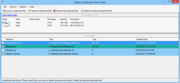 Digeus Duplicate Files Finder