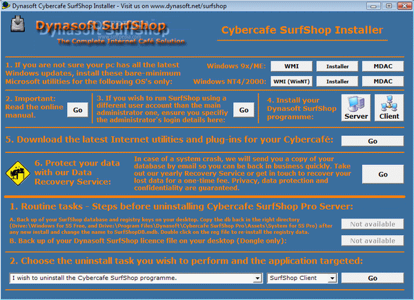 Dynasoft Cybercafe SurfShop Free
