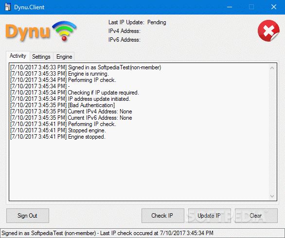 Dynu IP Update Client