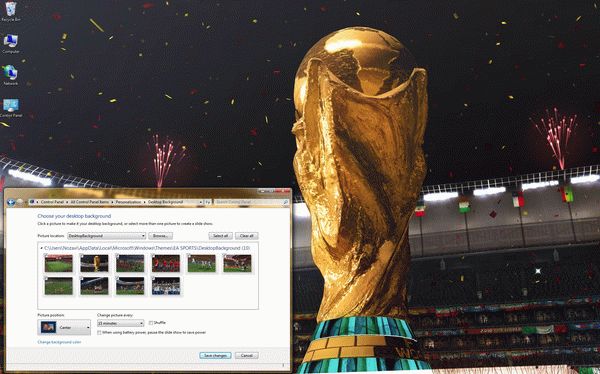 EA SPORTS 2010 FIFA World Cup Windows 7 Theme