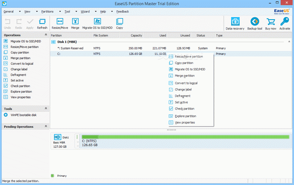 EASEUS Partition Master Server