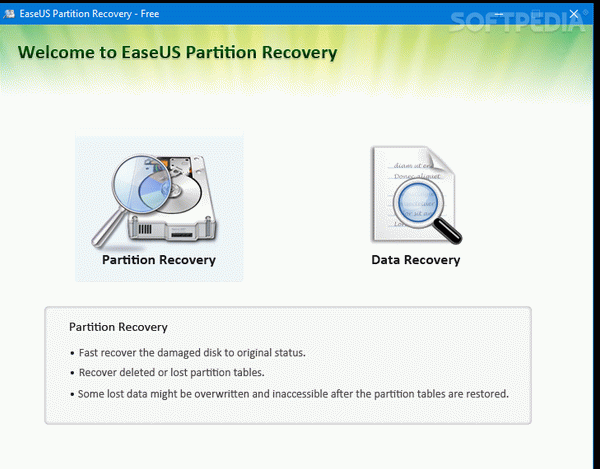 EASEUS Partition Recovery