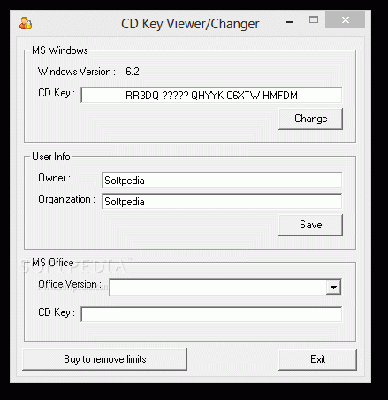 CD Key Viewer/Changer (formerly EBgo Windows CD Key Extractor)