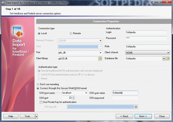 EMS Data Import for InterBase/Firebird