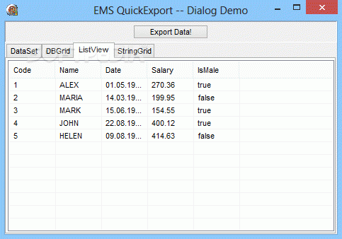 EMS Advanced Export Component Suite