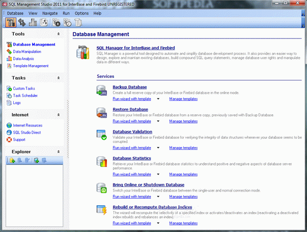 SQL Management Studio 2011 for InterBase and Firebird