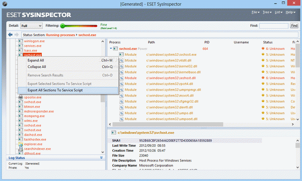 ESET SysInspector