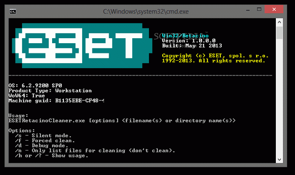 ESET Win32/Retacino