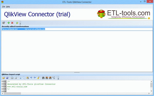 ETL-Tools QlikView Connector