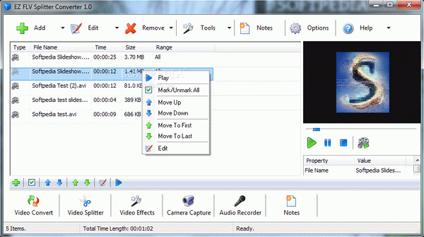 EZ FLV Splitter Converter