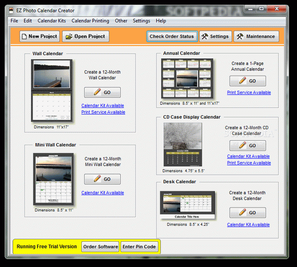 EZ Photo Calendar Creator