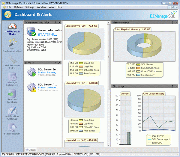 EZManage SQL Standard