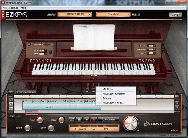 EZkeys Upright Piano
