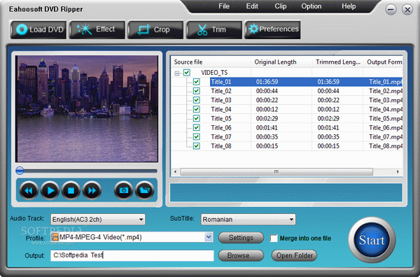 Eahoosoft DVD Ripper