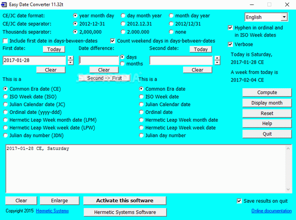 Easy Date Converter