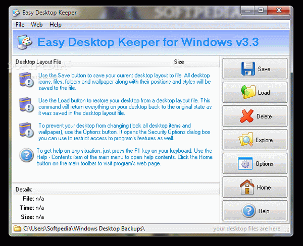 Easy Desktop Keeper