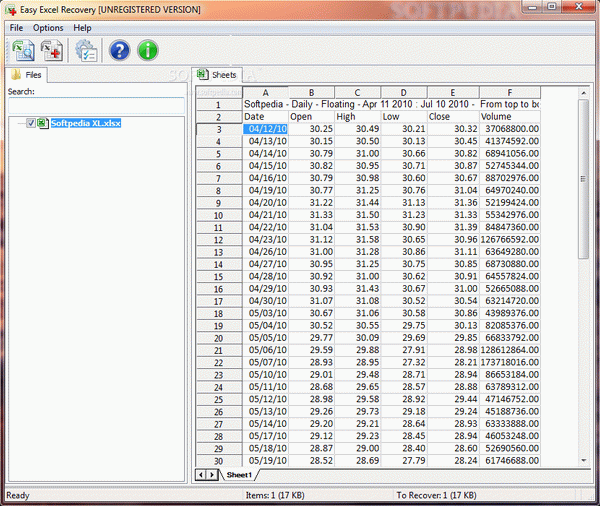 Easy Excel Recovery