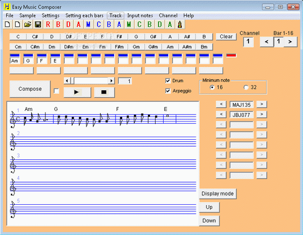 Easy Music Composer