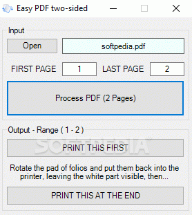 Easy PDF Two Sided