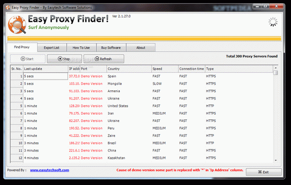 Easy Proxy Finder