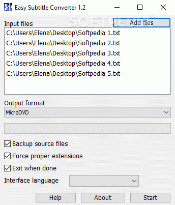 Easy Subtitle Converter