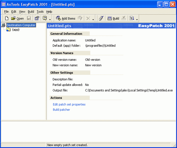 EasyPatch 2001 Builder