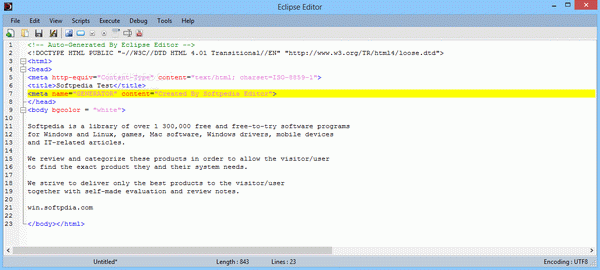 Eclipse Editor