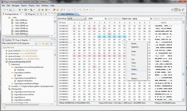 Eclipse Hex Editor Plugin