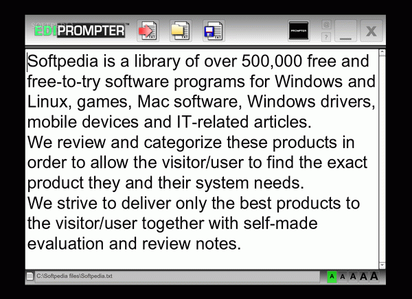 EdiPrompter Commercial Edition