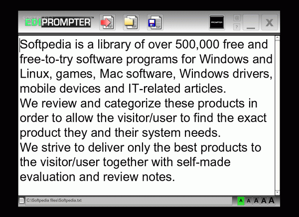 EdiPrompter Personal Edition