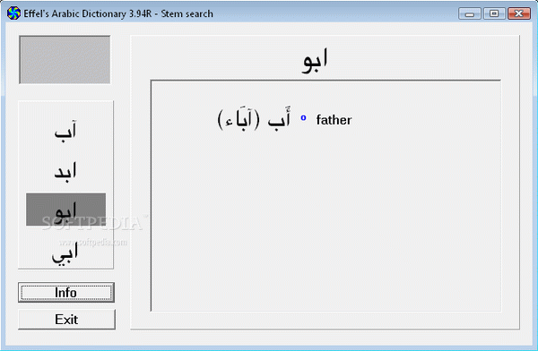 Effel's Arabic Dictionary