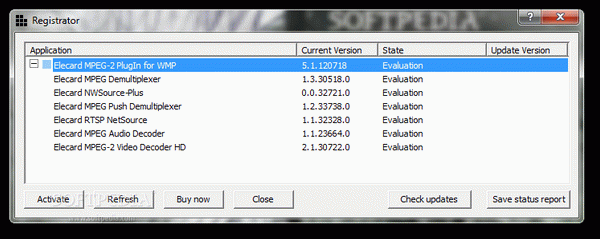 Elecard MPEG-2 Decoder and Streaming Plug-in for WMP