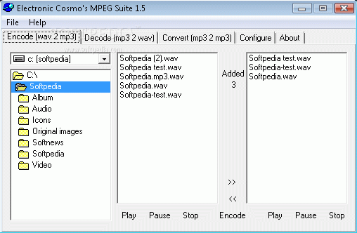 Electronic Cosmo's MPEG Suite