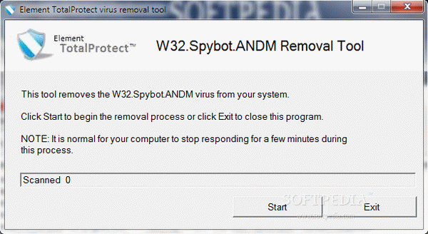W32.Spybot.ANDM Removal Tool