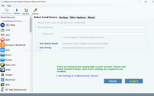 BitRecover Email Address Extractor Wizard