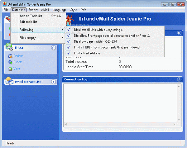 Contents Spider Jeanie 2009 Plus (formerly Url Spider Jeanie Pro)