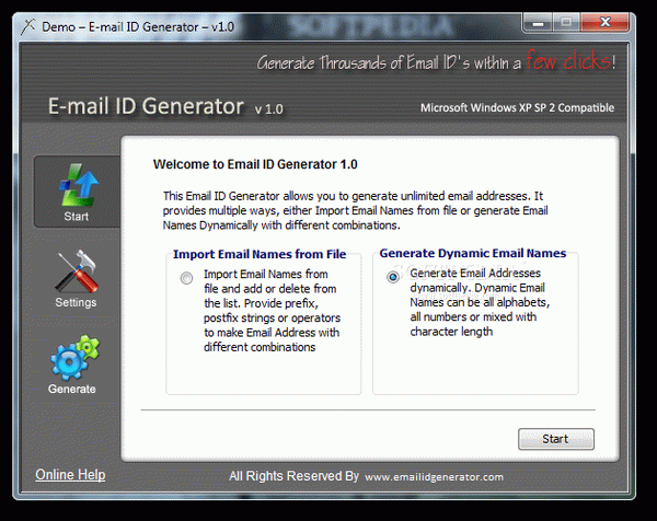 Email ID Generator