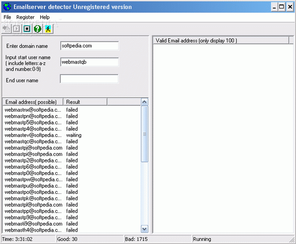 Emailserver detector