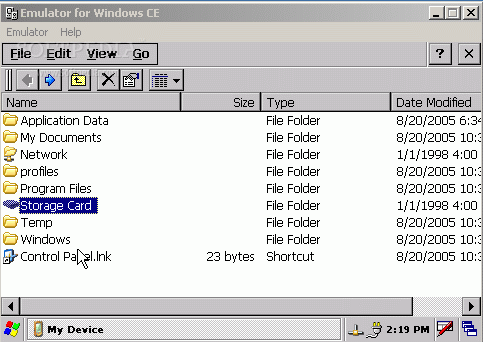 Embedded Windows CE SAPI