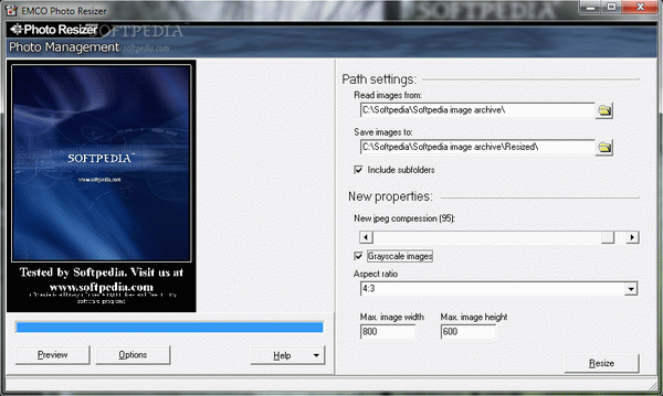 Emco Photo Resizer